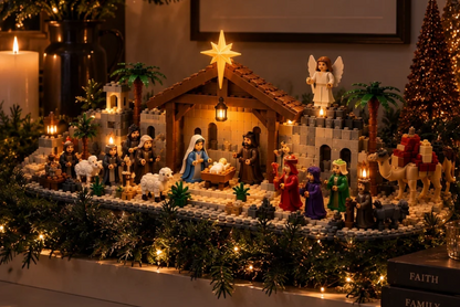 AmenBrick Nativity Set